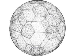 Soccer Ball 3D Model preview