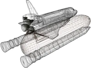 Space Shuttle Challenger 3D Model preview