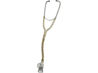 Stethoscope 3D Model preview
