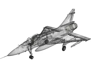 Dassault Mirage 2000 3D Model preview