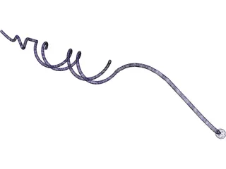 DNA Strand Helix 3D Model preview