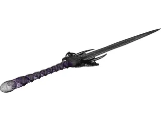 Sword Skull 3D Model preview