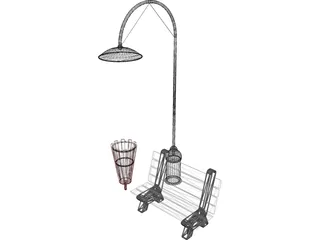 Fancy Post 3D Model preview