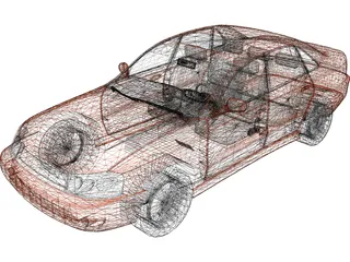 Saturn ls (2003) 3D Model preview