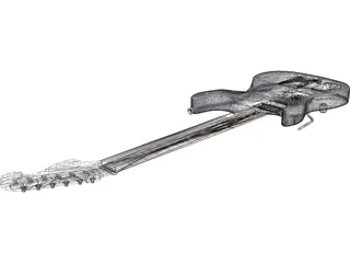 Washburn Nuno Bettencourt N2 Electric Guitar 3D Model preview