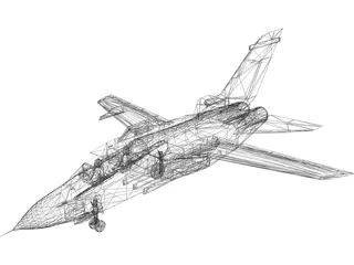 Panavia Tornado IDS 3D Model preview