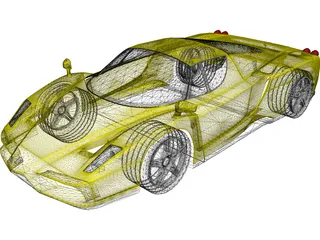 Ferrari Enzo (2003) 3D Model preview