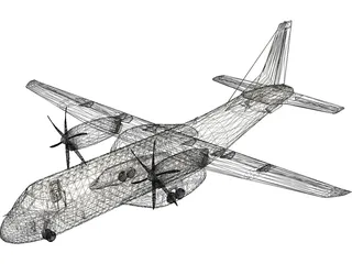 EADS CASA C-295 Persuader 3D Model preview