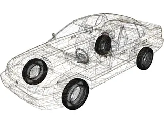Toyota Corolla 3D Model preview
