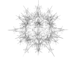Snowflake 3D Model preview