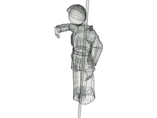 Scarecrow 3D Model preview