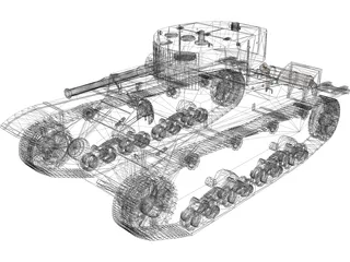 T-26B 3D Model preview