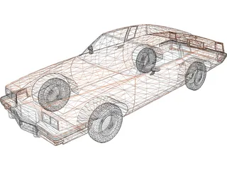 Pontiac Grand Prix (1985) 3D Model preview