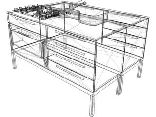 Kitchen 3D Model preview