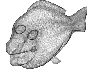 Fat Fish 3D Model preview