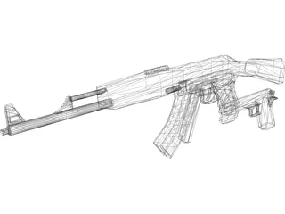 Guns 3D Model preview