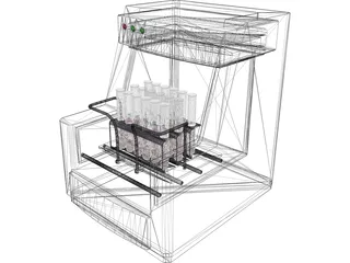 DNA Analyzer 3D Model preview