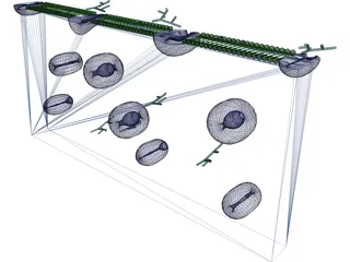 Cell Membrane 3D Model preview