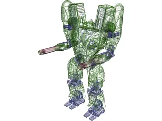 Mauler Battletech 3D Model preview