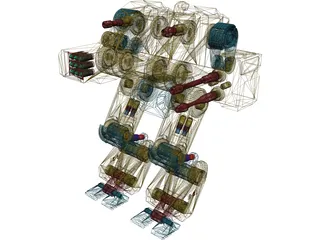 Thanatos Battletech 3D Model preview