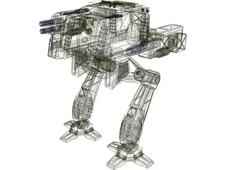 Shadowcat Battletech 3D Model preview