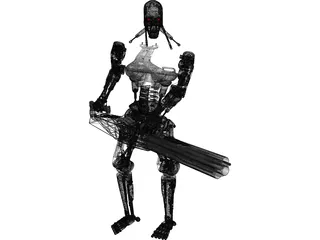 T-800A Dark Hunter 3D Model preview