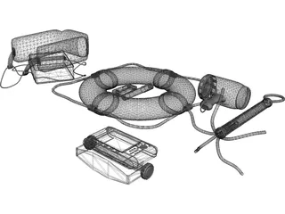 Boating Supply (Safety Equipment) 3D Model preview