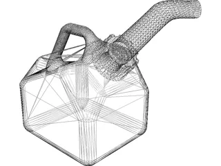 General 10L Gas Can 3D Model preview