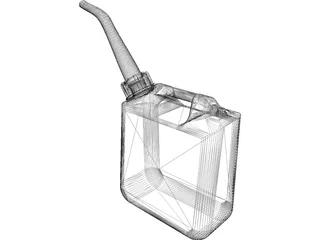 General 20L Gas Can 3D Model preview