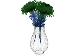 Flowers 3D Model preview