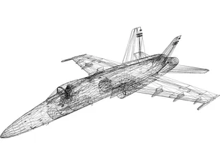 YF-17 Cobra 3D Model preview