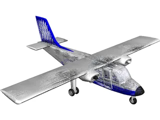 Britten Norman Islander/Defender 3D Model preview