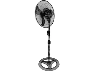 Fan 3D Model preview
