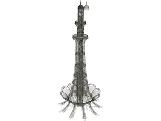 Minar-e-Pakistan 3D Model preview