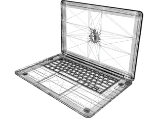 Apple Macbook Pro 15 Inch 3D Model preview