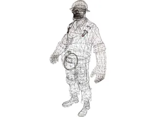 Engineer 3D Model preview