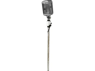Microphone 3D Model preview