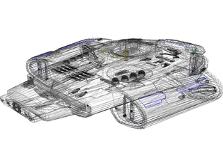 Star Trek USS Defiant 3D Model preview