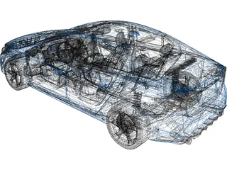 Volvo S60 3D Model preview