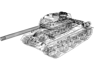 T-34 3D Model preview
