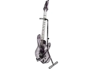Electric Guitar 3D Model preview