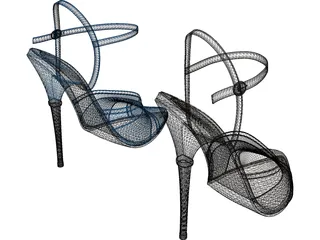 High Heels 3D Model preview