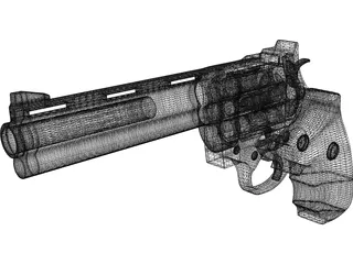 M9 Revolver 3D Model preview