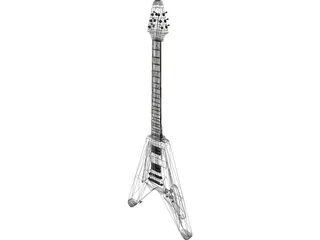Gibson Classic Flying V 3D Model preview