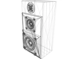 Speaker 3D Model preview