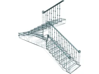 Staircase 3D Model preview