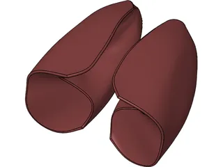 Lungs 3D Model preview