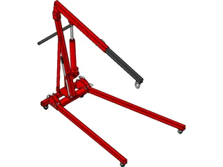 Engine Hoist 3D Model preview