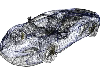 McLaren 650S (2015) 3D Model preview