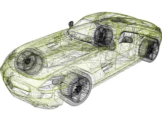 Mercedes-Benz SLS AMG Electric Drive (2014) 3D Model preview